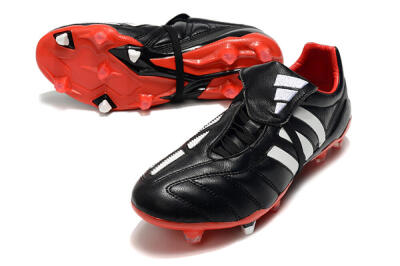 Adidas Predator Mania FG Firm Ground Soccer Cleats - Black/White/Red