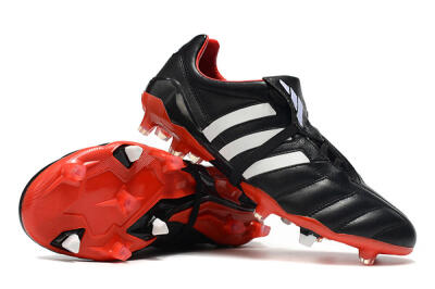 Adidas Predator Mania FG Firm Ground Soccer Cleats - Black/White/Red