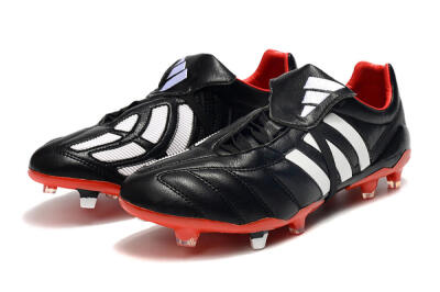 Adidas Predator Mania FG Firm Ground Soccer Cleats - Black/White/Red