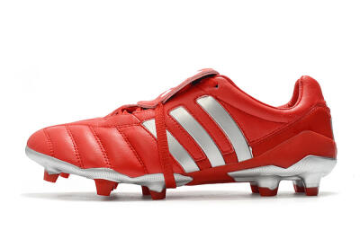 Adidas Predator Mania FG Firm Ground Soccer Cleats - Red/Silver
