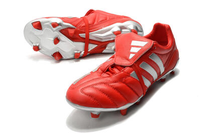 Adidas Predator Mania FG Firm Ground Soccer Cleats - Red/Silver