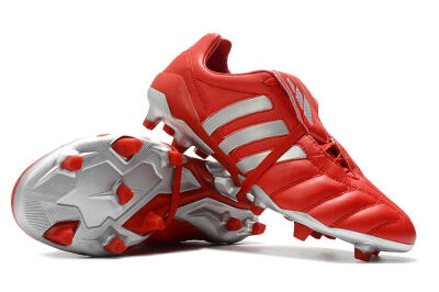 Adidas Predator Mania FG Firm Ground Soccer Cleats - Red/Silver
