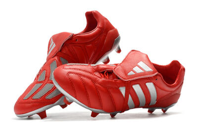 Adidas Predator Mania FG Firm Ground Soccer Cleats - Red/Silver