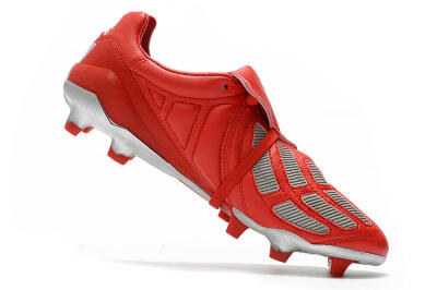 Adidas Predator Mania FG Firm Ground Soccer Cleats - Red/Silver