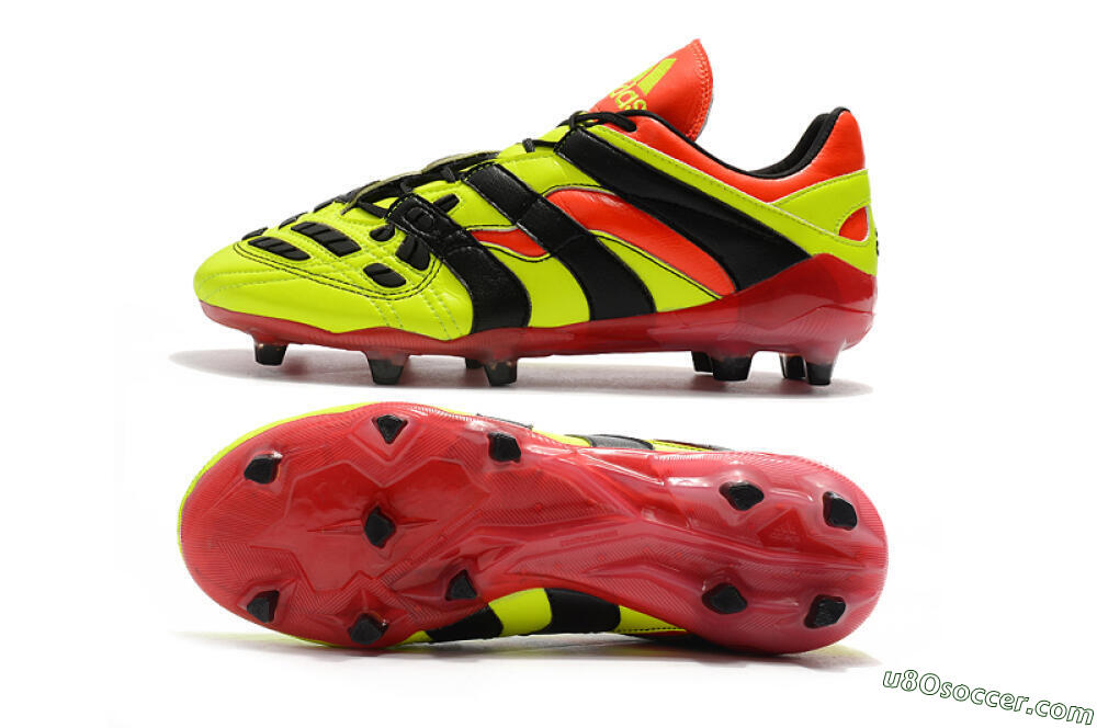 Adidas Predator Accelerator Electricity FG Firm Ground Soccer Cleats - Yellow/Red/Black 0