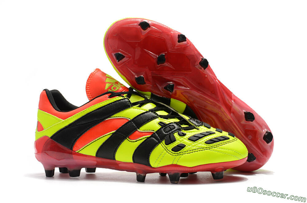 Adidas Predator Accelerator Electricity FG Firm Ground Soccer Cleats - Yellow/Red/Black 1