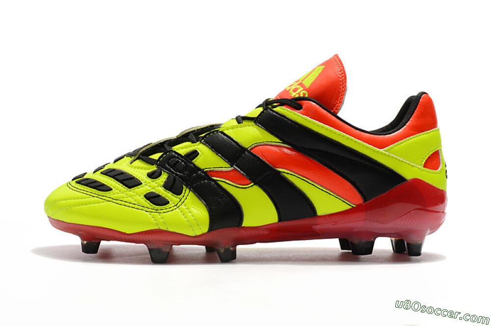 Adidas Predator Accelerator Electricity FG Firm Ground Soccer Cleats - Yellow/Red/Black 2