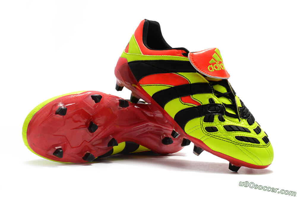 Adidas Predator Accelerator Electricity FG Firm Ground Soccer Cleats - Yellow/Red/Black 4