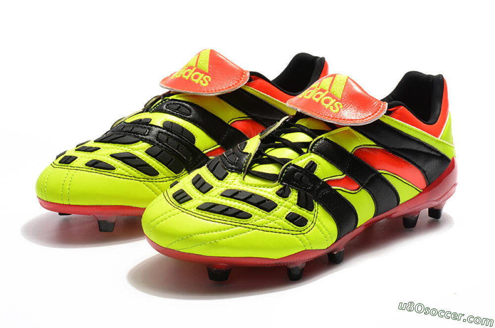 Adidas Predator Accelerator Electricity FG Firm Ground Soccer Cleats - Yellow/Red/Black 5