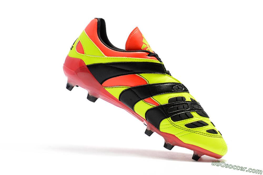 Adidas Predator Accelerator Electricity FG Firm Ground Soccer Cleats - Yellow/Red/Black 7
