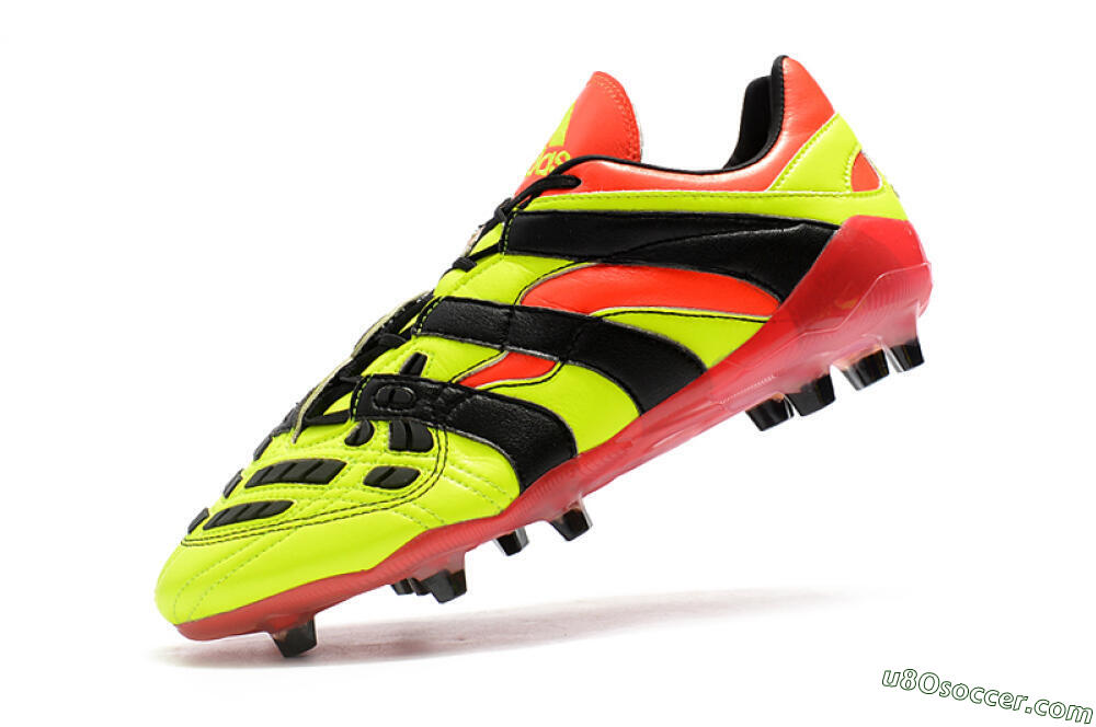 Adidas Predator Accelerator Electricity FG Firm Ground Soccer Cleats - Yellow/Red/Black 8