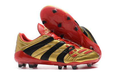 Adidas Predator Accelerator Electricity FG Firm Ground Soccer Cleats - Gold/Red/Black