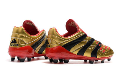 Adidas Predator Accelerator Electricity FG Firm Ground Soccer Cleats - Gold/Red/Black