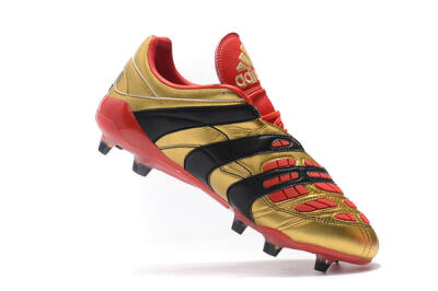 Adidas Predator Accelerator Electricity FG Firm Ground Soccer Cleats - Gold/Red/Black