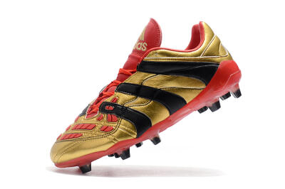 Adidas Predator Accelerator Electricity FG Firm Ground Soccer Cleats - Gold/Red/Black