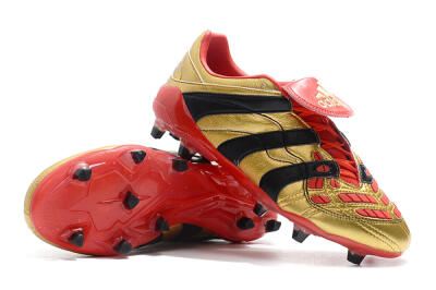 Adidas Predator Accelerator Electricity FG Firm Ground Soccer Cleats - Gold/Red/Black