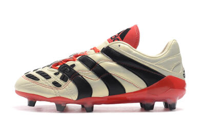 Adidas Predator Accelerator Electricity FG Firm Ground Soccer Cleats - White/Black/Red