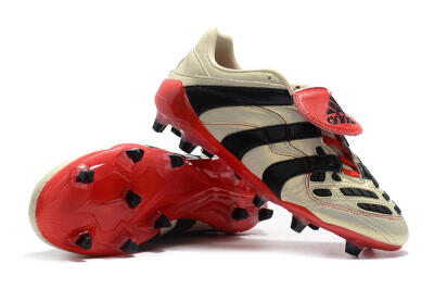 Adidas Predator Accelerator Electricity FG Firm Ground Soccer Cleats - White/Black/Red