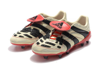 Adidas Predator Accelerator Electricity FG Firm Ground Soccer Cleats - White/Black/Red