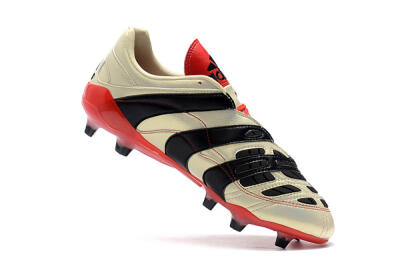 Adidas Predator Accelerator Electricity FG Firm Ground Soccer Cleats - White/Black/Red