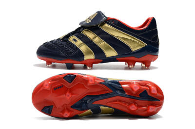 Adidas Predator Accelerator Electricity FG Firm Ground Soccer Cleats - Blue/Gold/Red
