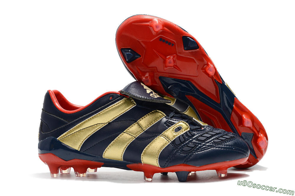 Adidas Predator Accelerator Electricity FG Firm Ground Soccer Cleats - Blue/Gold/Red 1