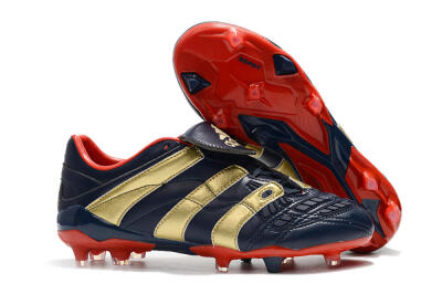 Adidas Predator Accelerator Electricity FG Firm Ground Soccer Cleats - Blue/Gold/Red