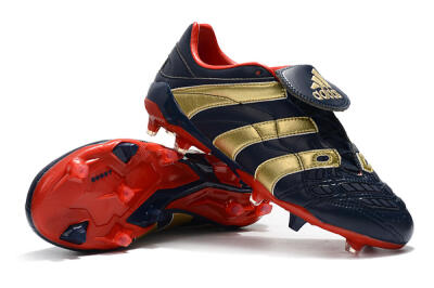 Adidas Predator Accelerator Electricity FG Firm Ground Soccer Cleats - Blue/Gold/Red
