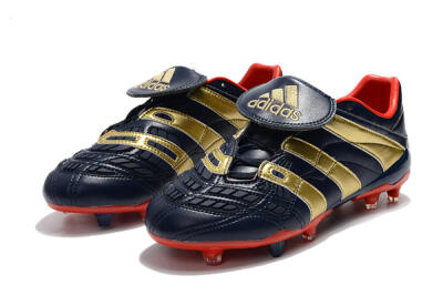 Adidas Predator Accelerator Electricity FG Firm Ground Soccer Cleats - Blue/Gold/Red