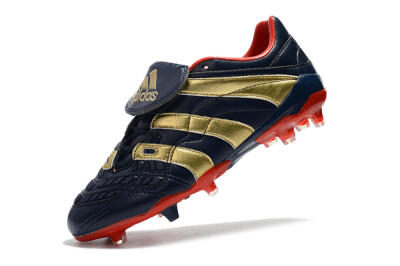 Adidas Predator Accelerator Electricity FG Firm Ground Soccer Cleats - Blue/Gold/Red