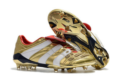 Adidas Predator Accelerator Electricity FG Firm Ground Soccer Cleats - Gold/Red/White