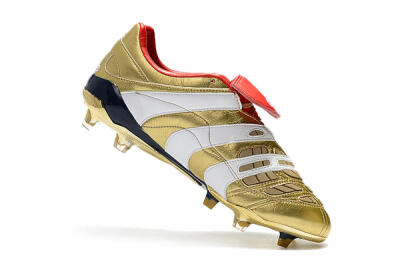 Adidas Predator Accelerator Electricity FG Firm Ground Soccer Cleats - Gold/Red/White