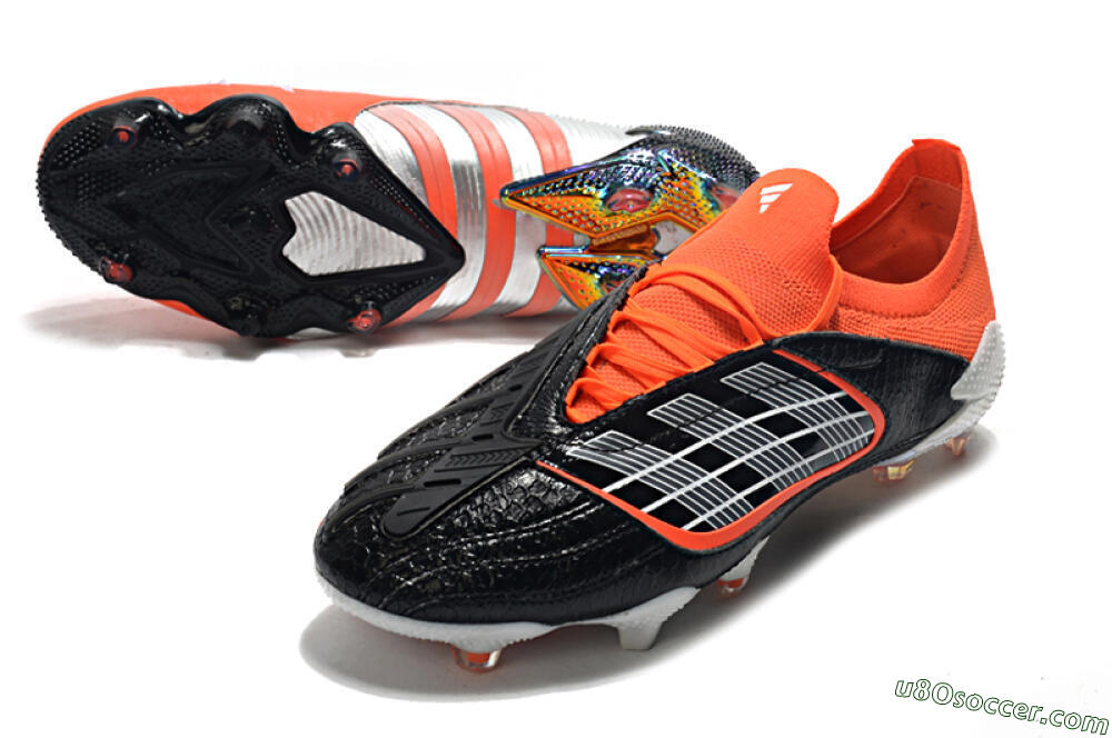 Adidas Predator Archive Limited Edition FG Firm Ground Soccer Cleats - Black/White/Red 3