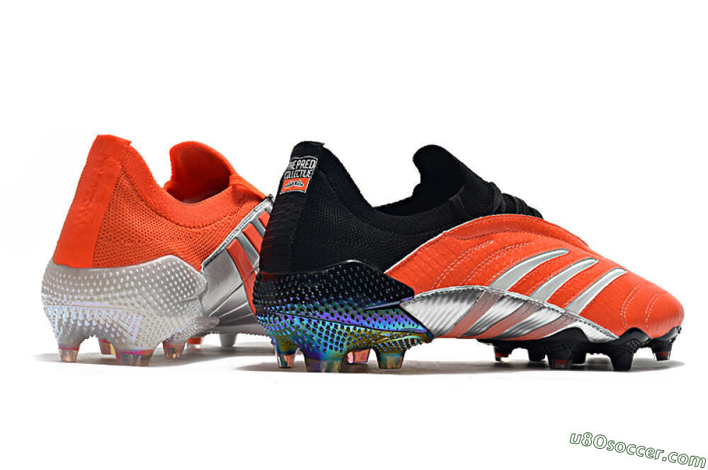 Adidas Predator Archive Limited Edition FG Firm Ground Soccer Cleats - Black/White/Red 6