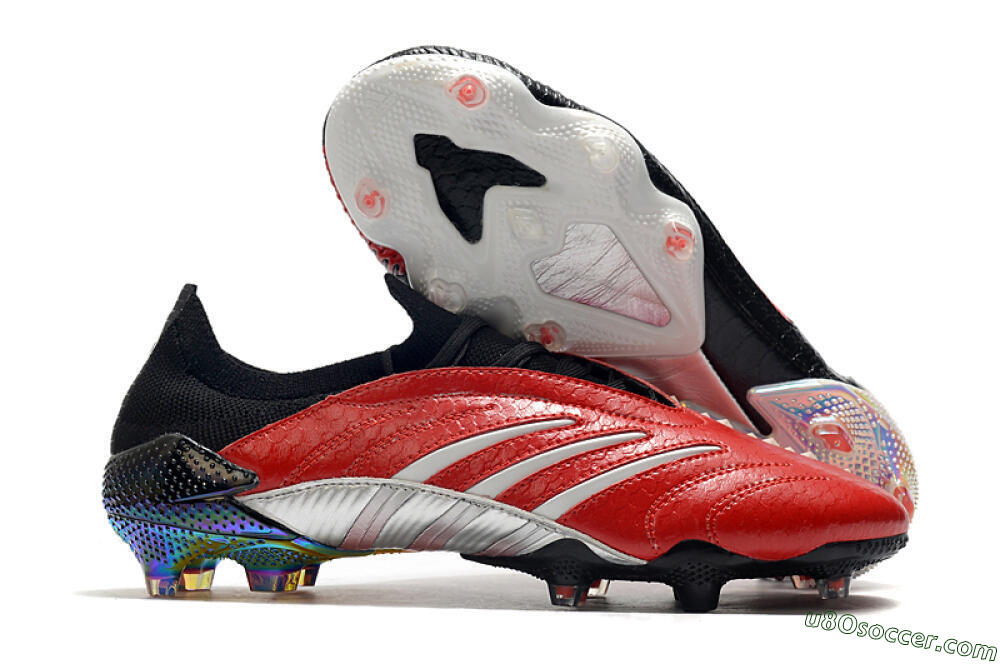 Adidas Predator Archive Limited Edition FG Firm Ground Soccer Cleats - Black/White/Red 1