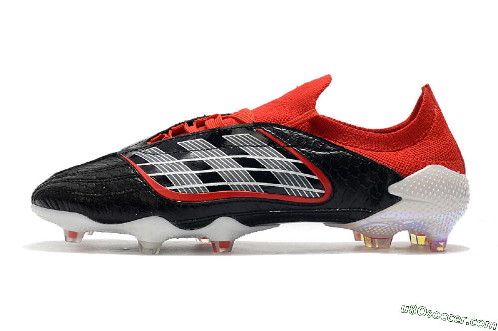 Adidas Predator Archive Limited Edition FG Firm Ground Soccer Cleats - Black/White/Red 2