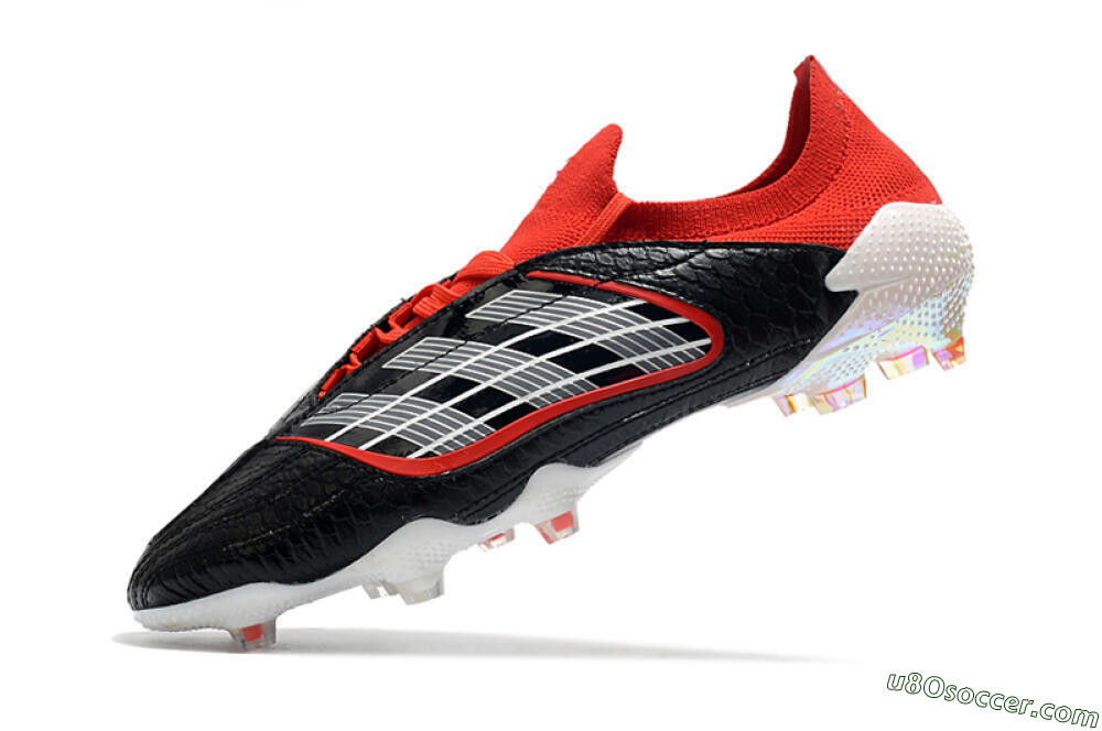 Adidas Predator Archive Limited Edition FG Firm Ground Soccer Cleats - Black/White/Red 5