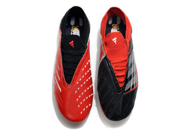 Adidas Predator Archive Limited Edition FG Firm Ground Soccer Cleats - Black/White/Red
