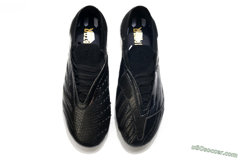 Adidas Predator Archive Limited Edition FG Firm Ground Soccer Cleats - Black/Gold 6
