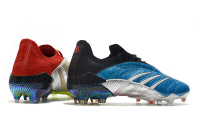 Adidas Predator Archive Limited Edition FG Firm Ground Soccer Cleats - Blue/Silver/Red/Yellow