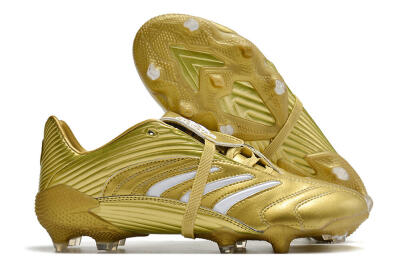 Adidas Predator Absolute 20 FG Firm Ground Soccer Cleats - Gold/White