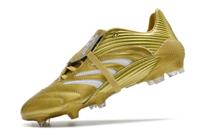 Adidas Predator Absolute 20 FG Firm Ground Soccer Cleats - Gold/White