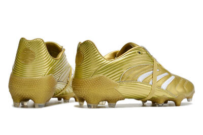 Adidas Predator Absolute 20 FG Firm Ground Soccer Cleats - Gold/White