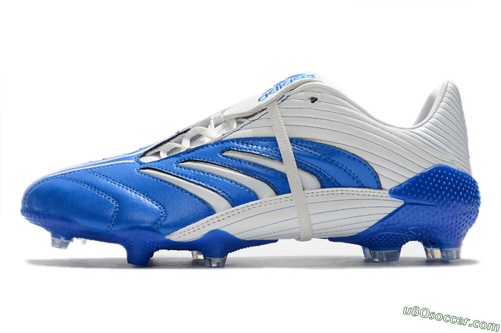Adidas Predator Absolute 20 FG Firm Ground Soccer Cleats - Blue/White 2