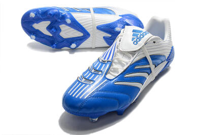 Adidas Predator Absolute 20 FG Firm Ground Soccer Cleats - Blue/White