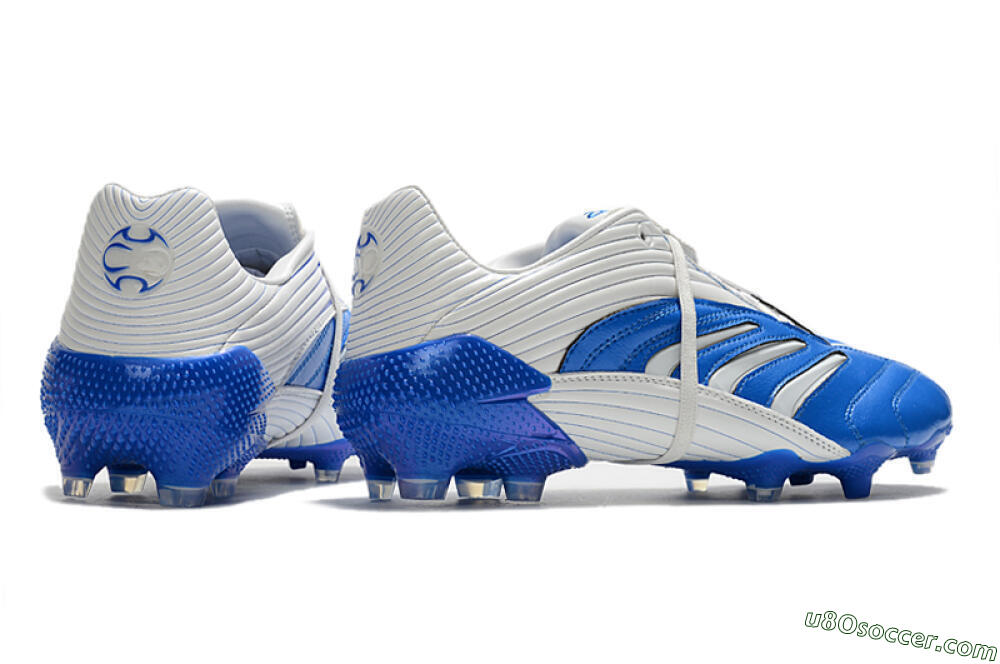 Adidas Predator Absolute 20 FG Firm Ground Soccer Cleats - Blue/White 6