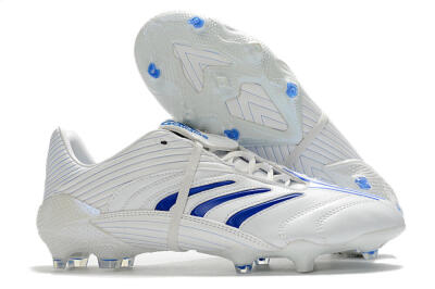 Adidas Predator Absolute 20 FG Firm Ground Soccer Cleats - White/Blue
