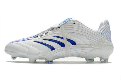 Adidas Predator Absolute 20 FG Firm Ground Soccer Cleats - White/Blue