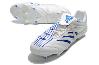 Adidas Predator Absolute 20 FG Firm Ground Soccer Cleats - White/Blue