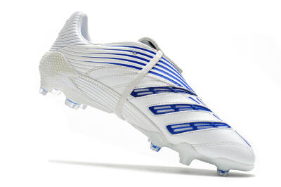 Adidas Predator Absolute 20 FG Firm Ground Soccer Cleats - White/Blue